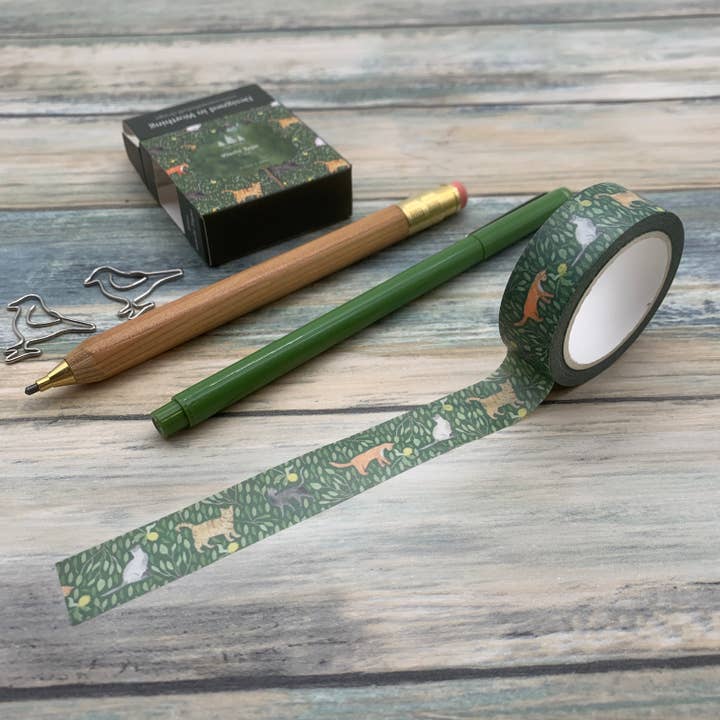 Cat Washi Tape for wholesale by Samantha Hall Designs