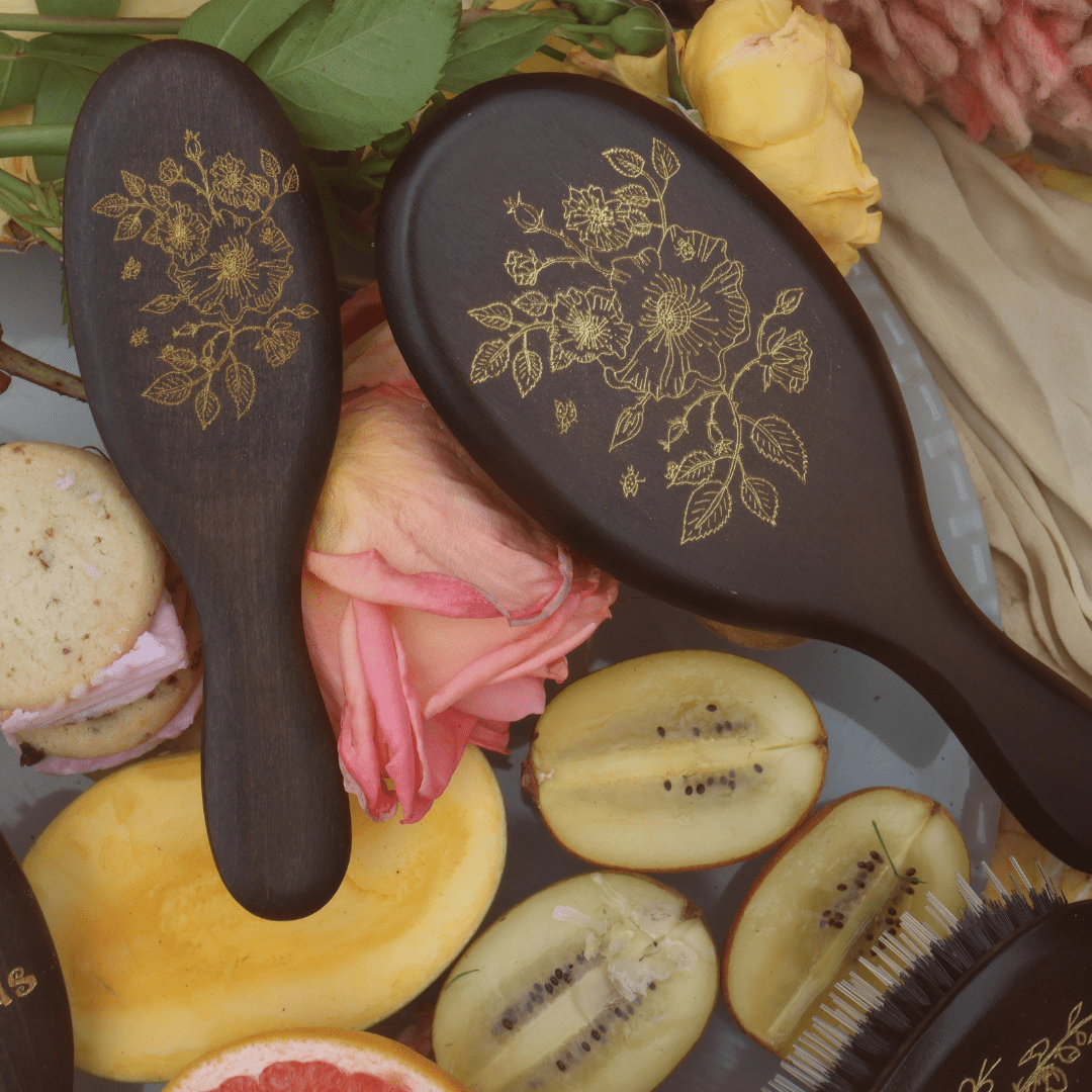 Free Your Hair Brush – Escova/pente por atacado – Escova Wild Rose2