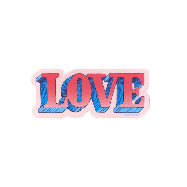Noteworthy Paper & Press - Wholesale Sticker - LOVE Sticker