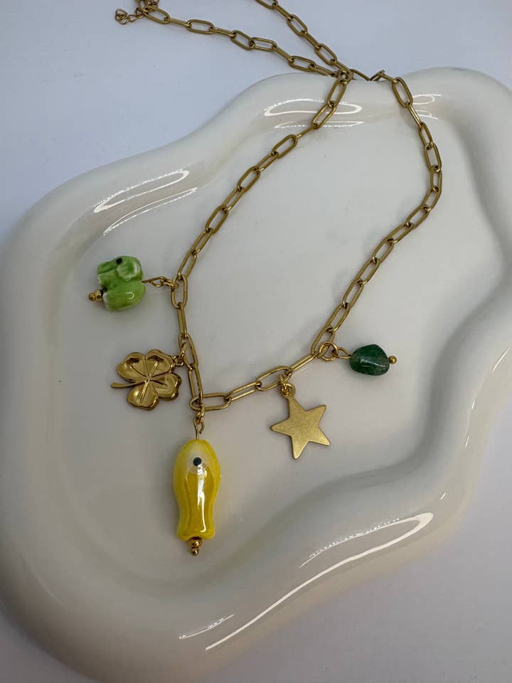 Collar Manifest: Suerte, Abundancia y Energía Positiva para venta al por mayor de Bymaryon