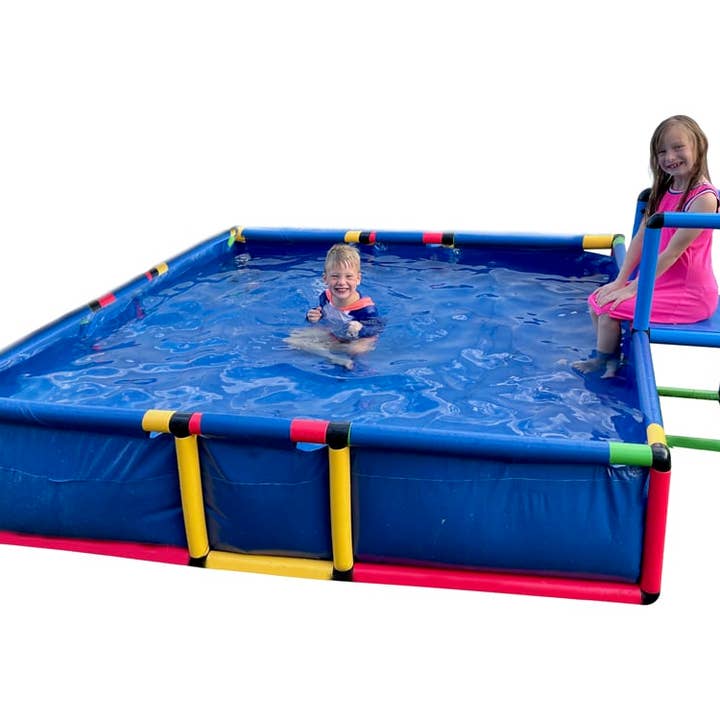 Funphix – wholesale Bygg en leksak - Barn – Funphix Build 'n' Splash byggbart pool- och lekset