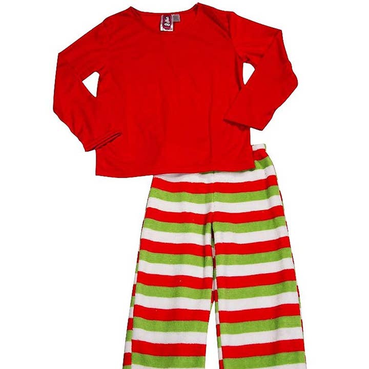 Up Past 8 de Sara's Prints - Pijama de manga larga para niñas para venta al por mayor de Eastern Off Price