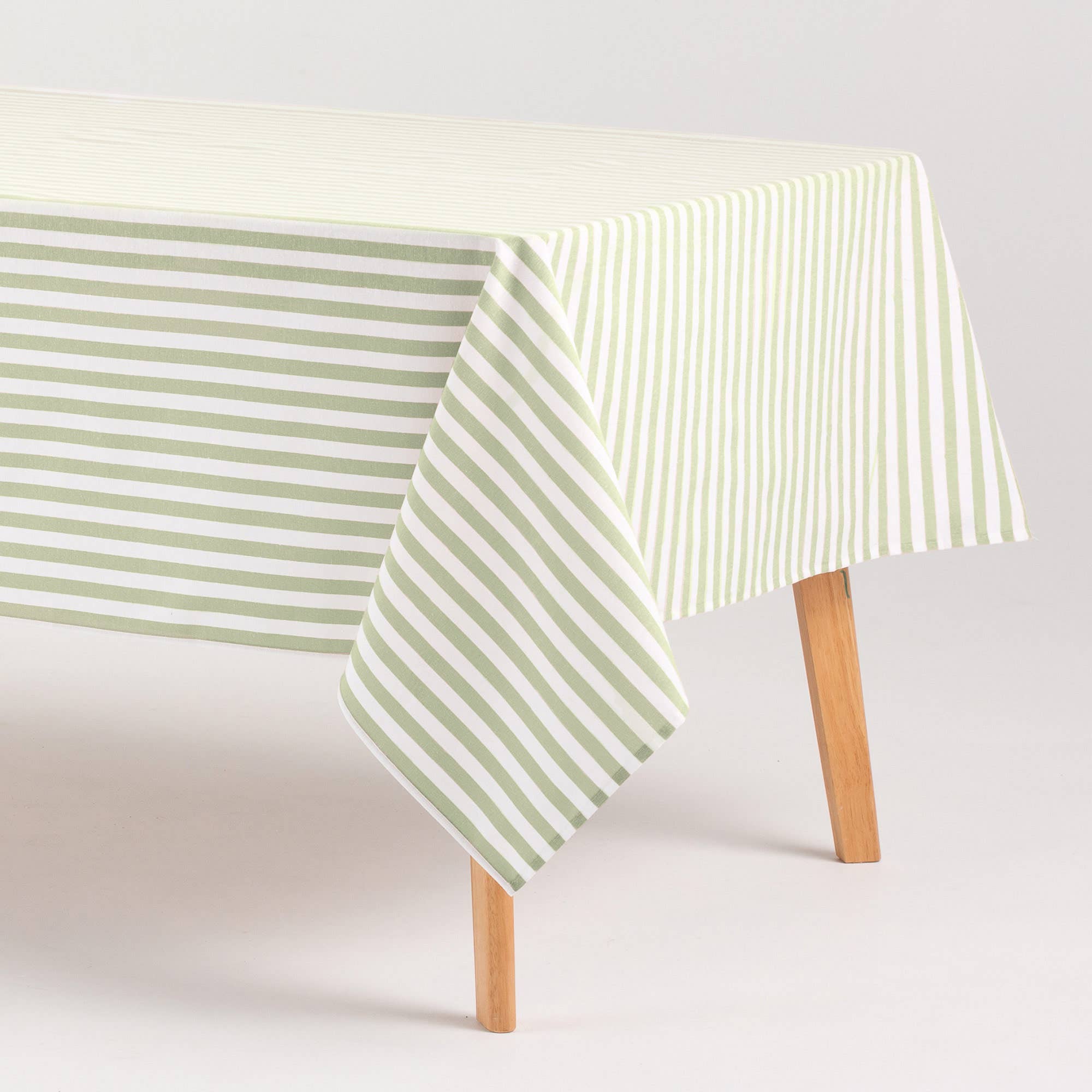 GAMUSI - Wholesale Tablecloth - Stain-resistant cotton tablecloth fabric feel stripes ALMA25