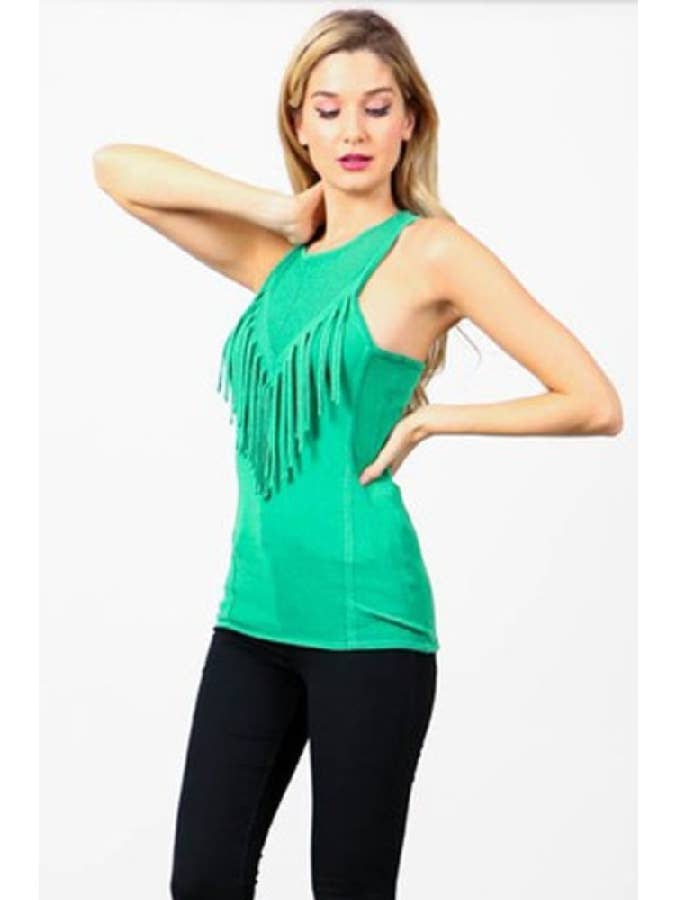 Hesperus - Wholesale Knit Top - Women's - TEXTURED TOP WITH FRINGE5