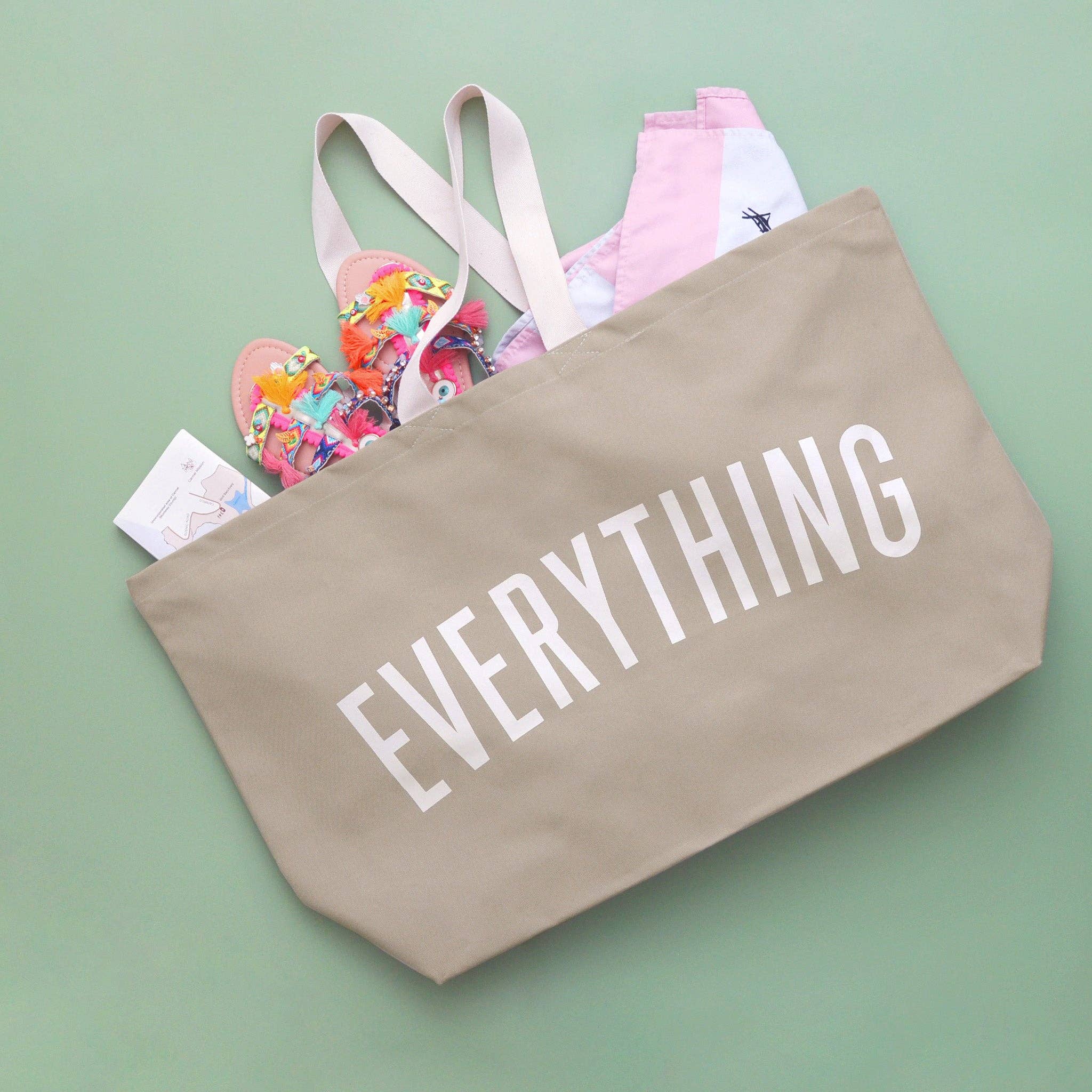 Alphabet Bags – Großhandel Tragetasche – Unisex – Everything – wirklich große Tasche in Stone2