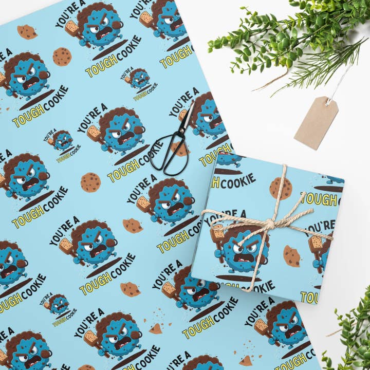 Tough Cookie Wrapping Paper for wholesale by Fame & Favors