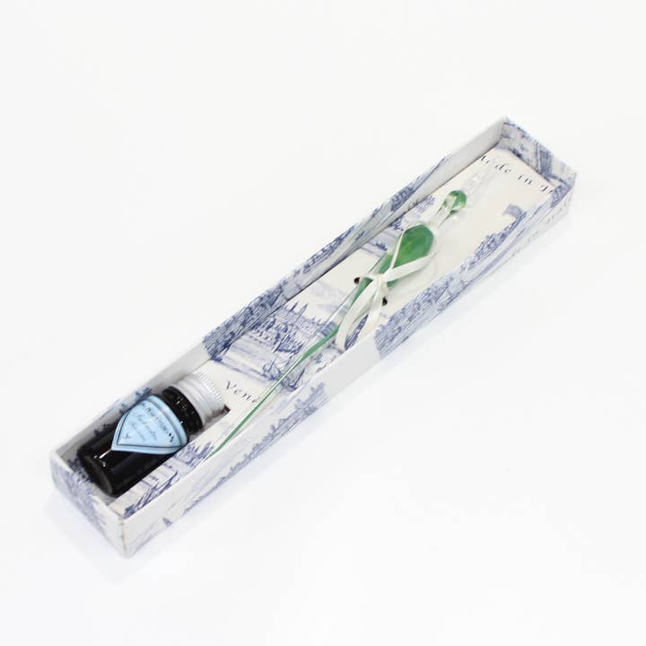 San Lorenzo Design – wholesale Pennor – Murano Glas Penna med färgad virvel, Klassisk Skriva