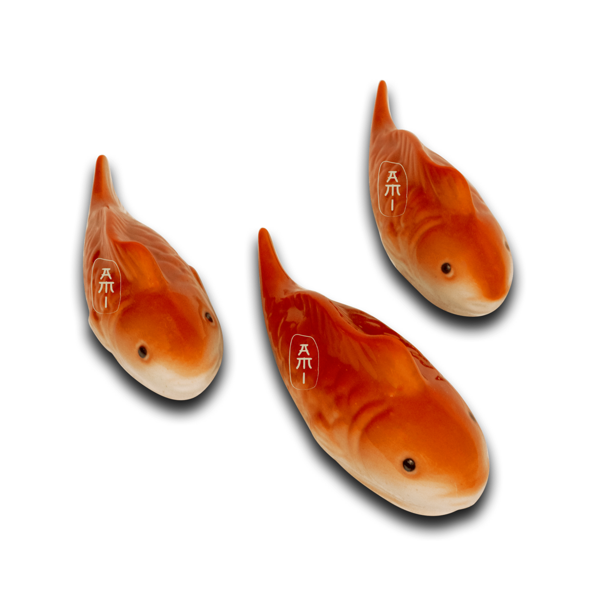 Asian Mix Interior - Wholesale Decorative Figurine - Porcelain gold fish statue1