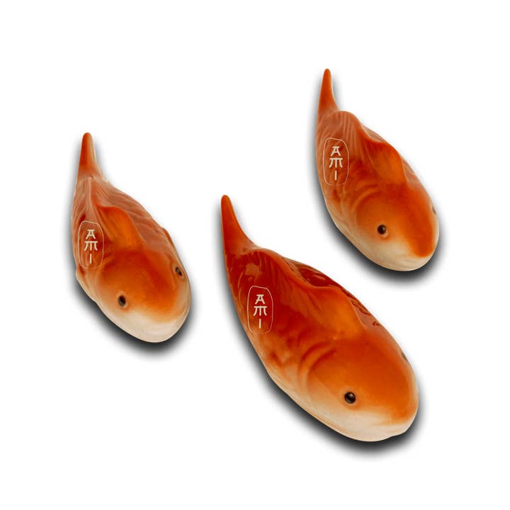 Asian Mix Interior - Wholesale Decorative Figurine - Porcelain gold fish statue1