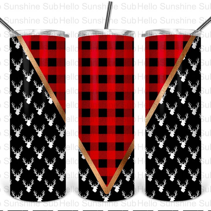 Bicchiere a forma di cervo scozzese a scelta tra più colori per la vendita all'ingrosso da parte di Hello Sunshine Boutique