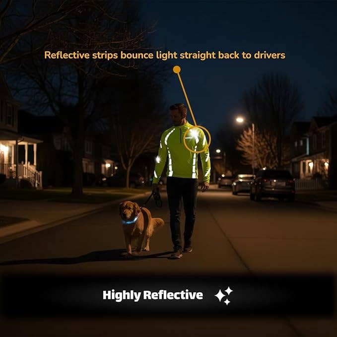 ReflecToes - Wholesale Athletic Top - Men's - Reflective Cycling Jersey | Half Zip Fluorescent Shirt, 3 Pockets, Long or Short Sleeve4