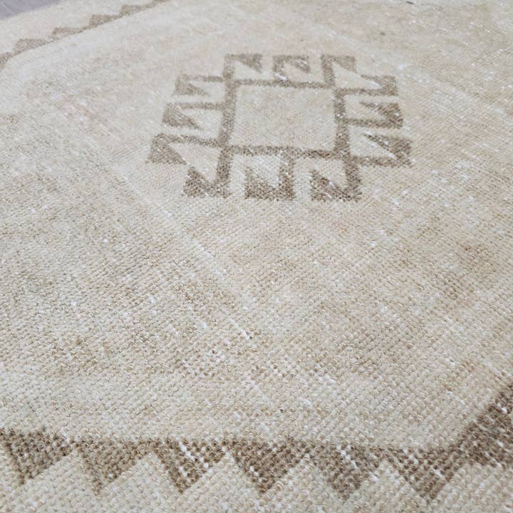 MesopotamiaRugs - Wholesale Runner rug - Vintage Turkish Oushak Runner: Hand Knotted Wool, Earth Tone (3.10x12.60 feet)3