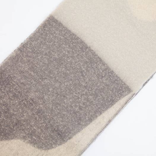 Dipped Shop – Großhandel Schal – Damen – Unregelmäßiger Druck Quasten Vintage Schal DPKS120311