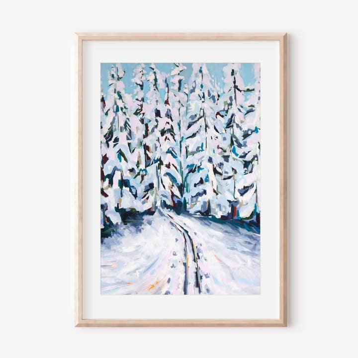 Winter Wonderland 11"x14" Art Print for wholesale by Kaley Alie Art