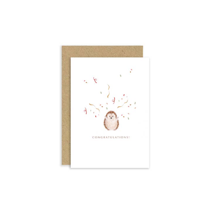Little Roglets - Wholesale Congratulations Card - Congratulations Card | Hedgehog Card | Cute Cards