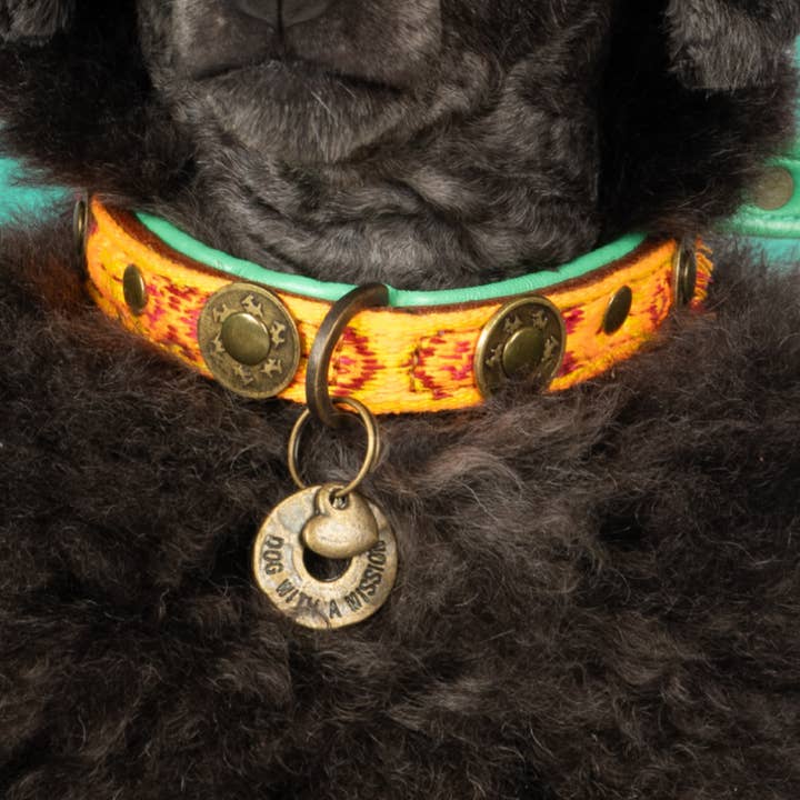 Boho Chica Dog Collar XXS (Neck Size 19-24 cm / 2 cm) voor wholesale door Dog with a Mission