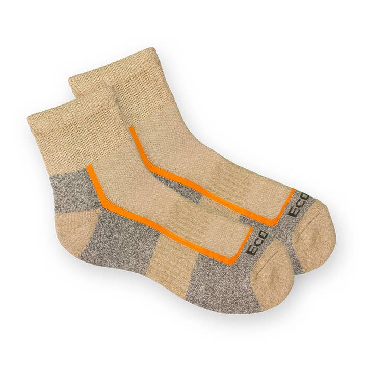 Cutieful – wholesale Socks – Unisex – Ecosox Diabetic Half-Cushioned Quarter Hiker - Medium