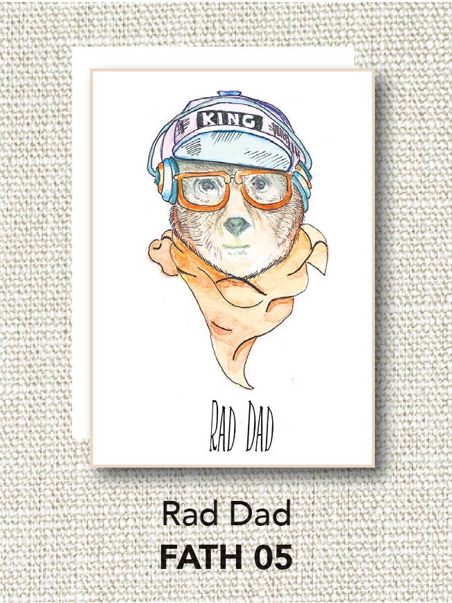 Rad Dad for wholesale by Jill Shinn Art