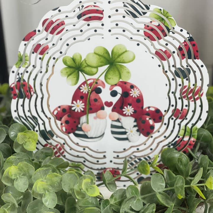 CMD Wholesale - Wholesale Wind Spinner - Lady Bug Gnomes Wind Spinner