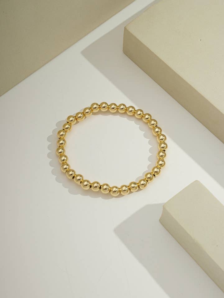 Perles coulissantes plaquées or 14 carats Meilleures ventes pour la vente par Bossaglam Jewelry