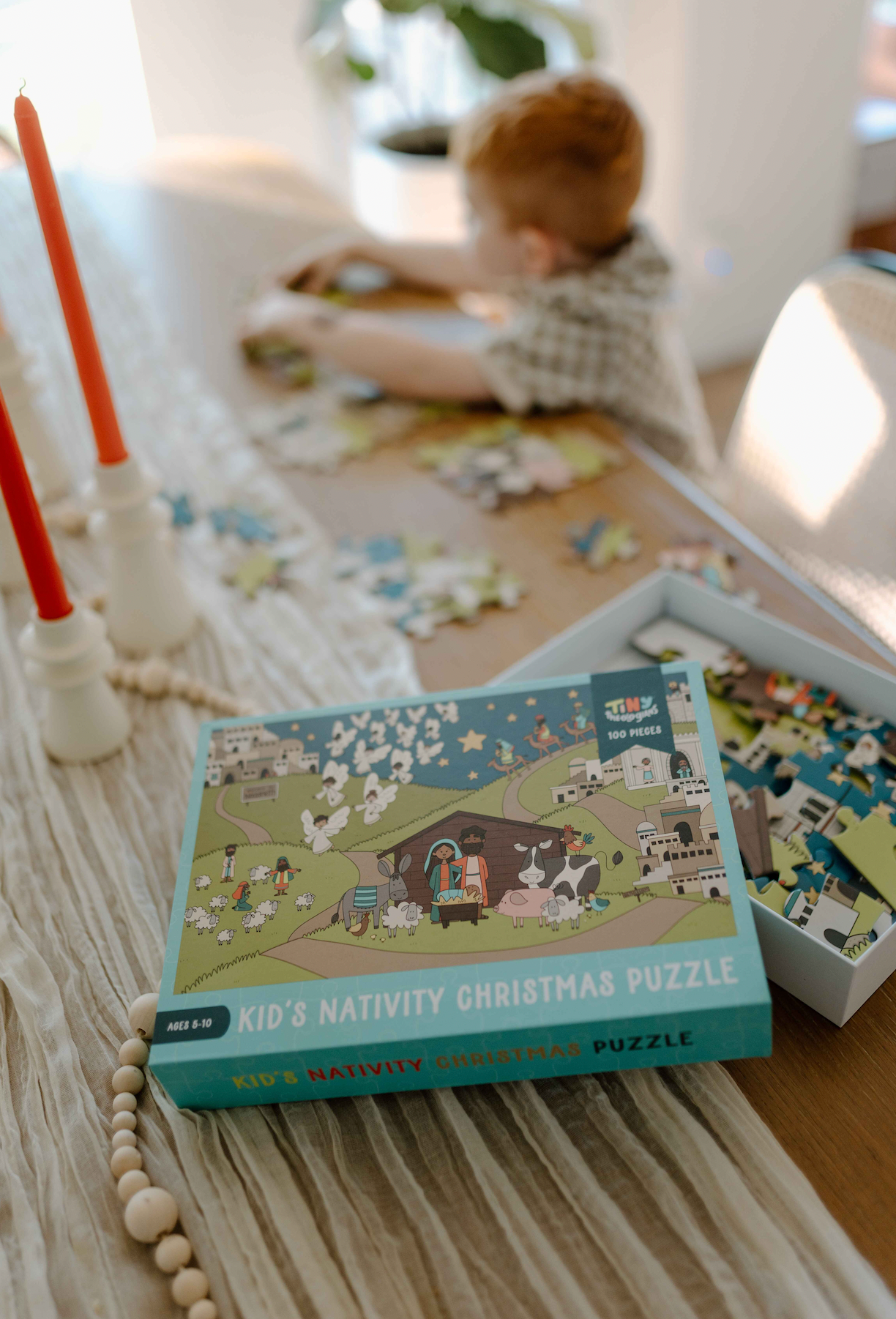 Tiny Theologians - Wholesale Puzzle - Kids - Journey to the Manger - 100 Piece Puzzle7