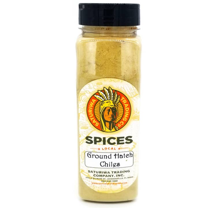 Ground New Mexico Hatch Chiles Shaker for wholesale by Saturiwa Trading Company