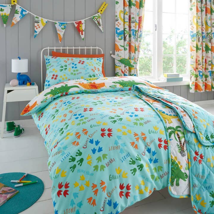 Happy Linen Company – wholesale Sängkläder - Barn och baby – Dinky Dinosaur Sängkläder