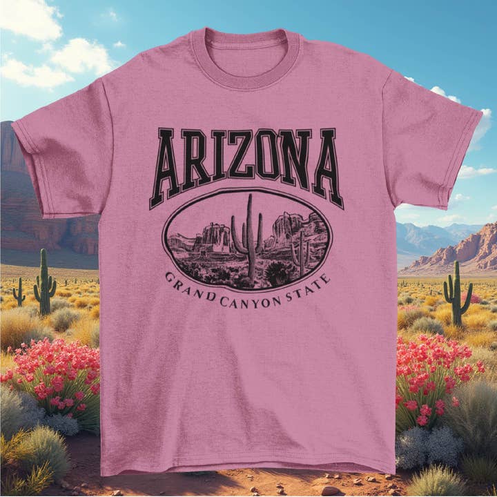 Arizona Grand Canyon State T-Shirt for wholesale by Eyeconic Prints