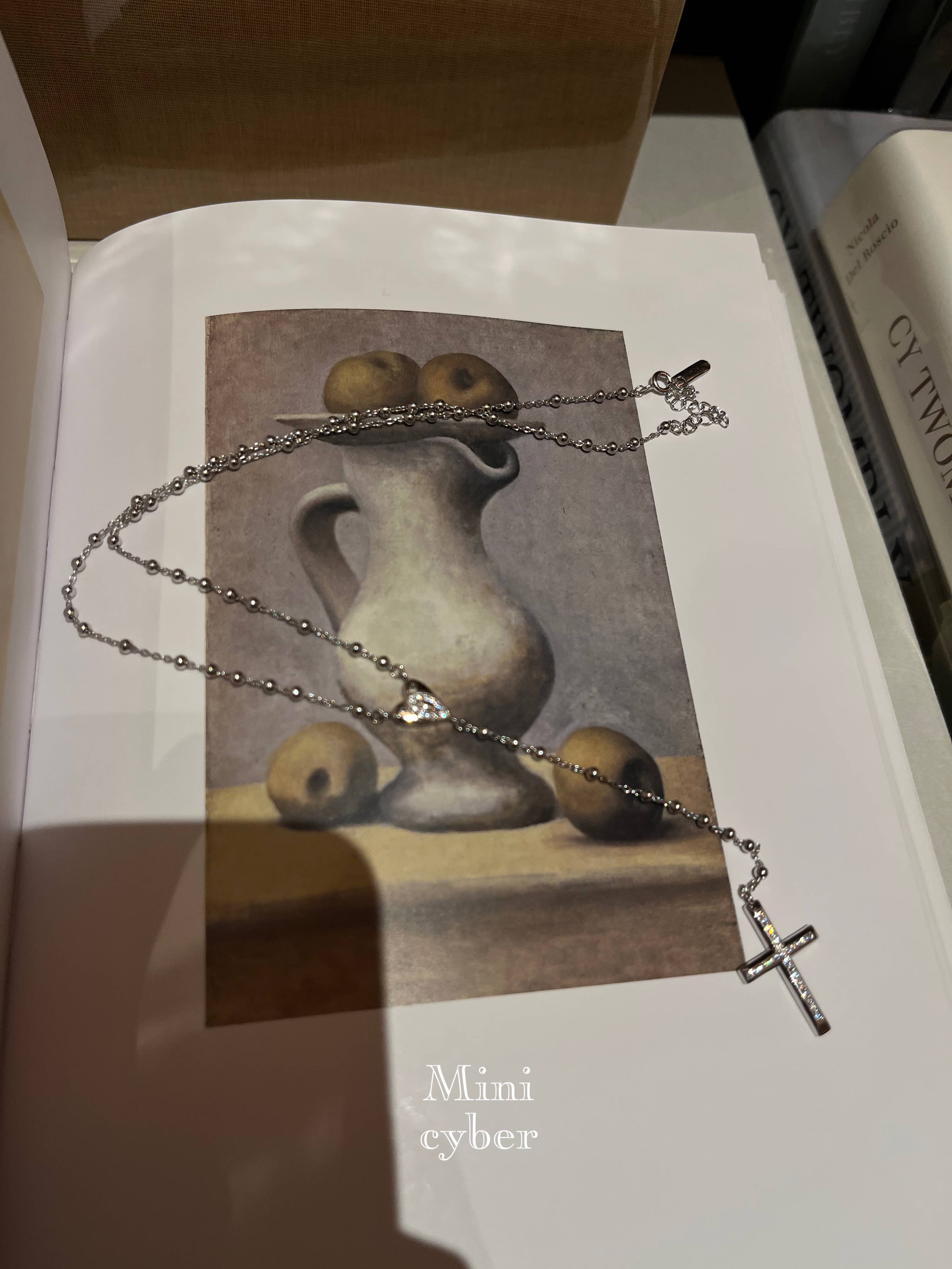 MINICYBER STUDIO - Wholesale Pendant/Charm Necklace - Love Cross Chain Necklace2