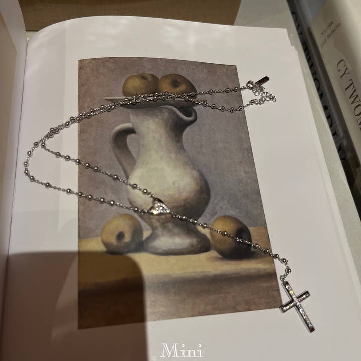 MINICYBER STUDIO - Wholesale Pendant/Charm Necklace - Love Cross Chain Necklace2