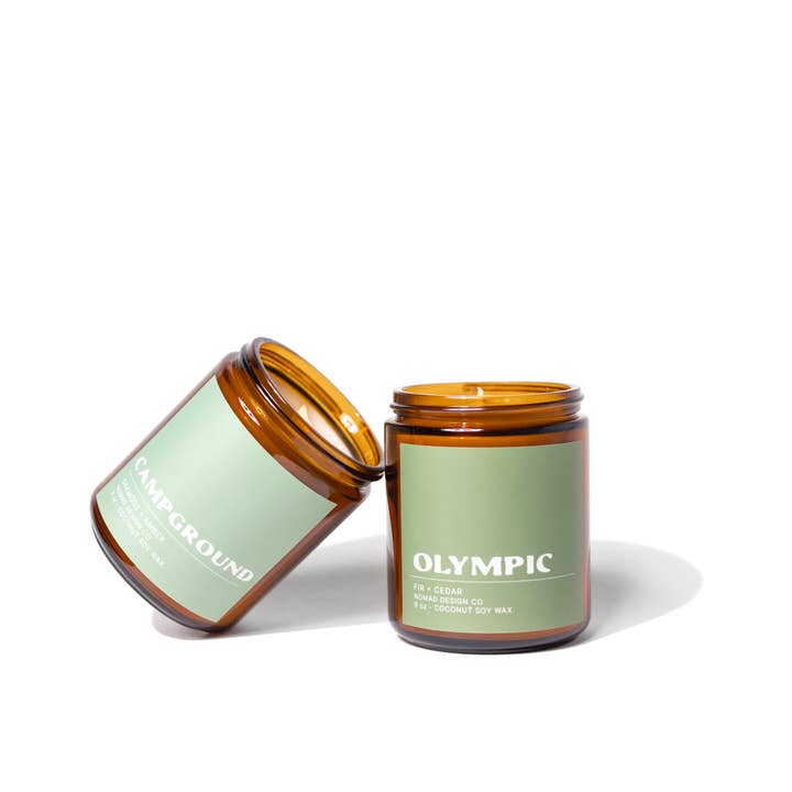 Nomad Design Co - Wholesale Jar/Filled Candle - Olympic National Park Candle