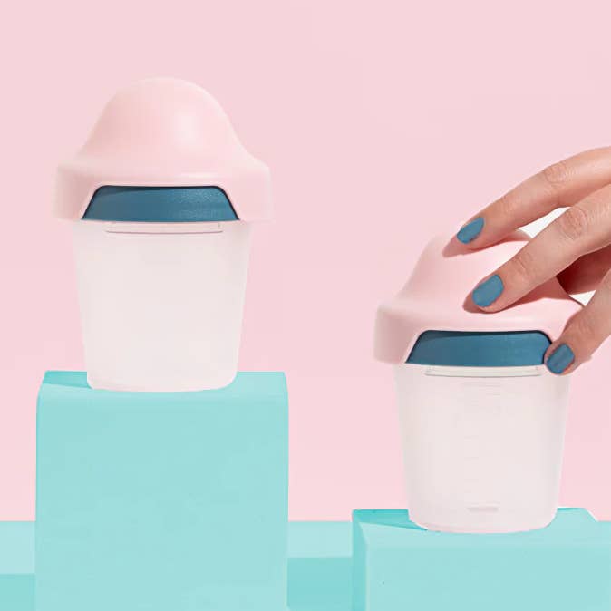 180ml Baby Bottle Two Pack Green/Pink for wholesale by Little Stackers