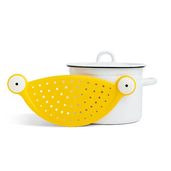 Sixale - Wholesale Kitchen Tool/Gadget - VENTRAY Home Monsters Pasta Strainer, Pot Strainers for Kitchen Gifts, Yellow
