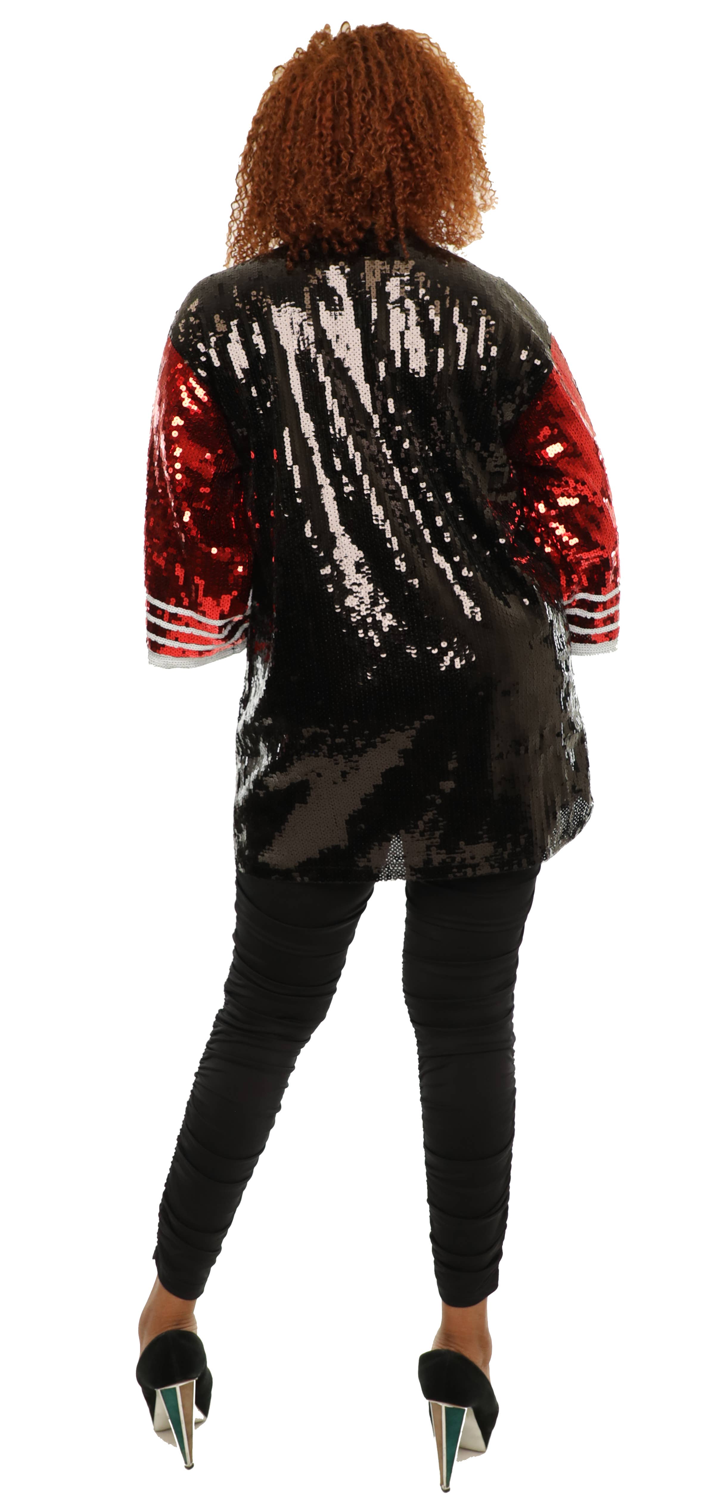 KaraChic – wholesale Tunic – Women’s – Women's Sequin Tunic Verbiage "Say Amen" Sequin Jersey Top4