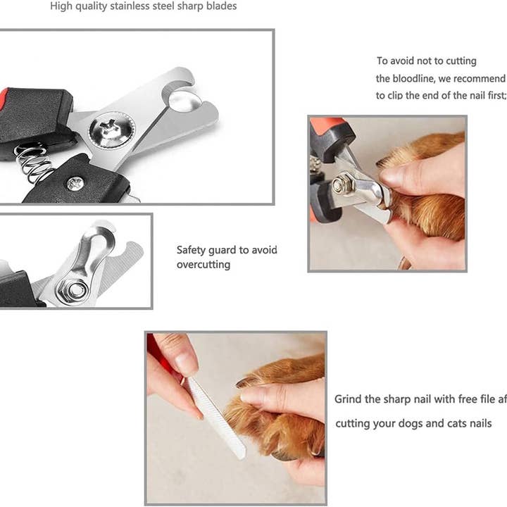 My Wholesale Warehouse - Wholesale Pet Grooming Tool - Dog - Generise Pet Nail Clippers & Nail File