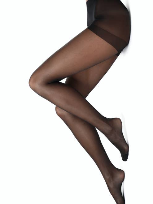 SENSATION Collant push-up nanofibre noir pour femme pour la vente par Sokisahtel I BestSockDrawer