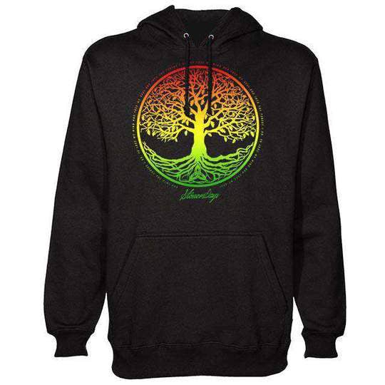 RASTA TREE OF LIFE HOODIE for wholesale by StonerDays Apparel