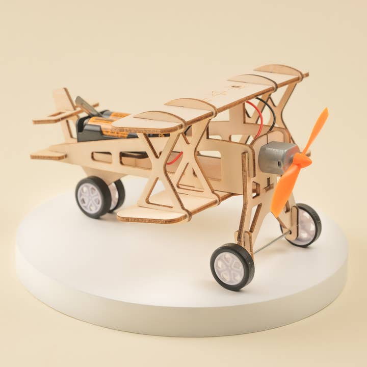 Kitsville - Wholesale DIY craft kit – Child - Propeller Plane DIY Kit, Educational STEM Toy for Kids1