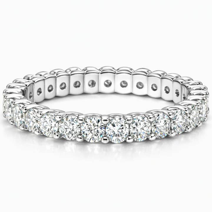 1 1/2 Karaat Ct VS Diamant Eeuwigheid U Band Ring Lab 14K Goud voor wholesale door Geneve Diamond