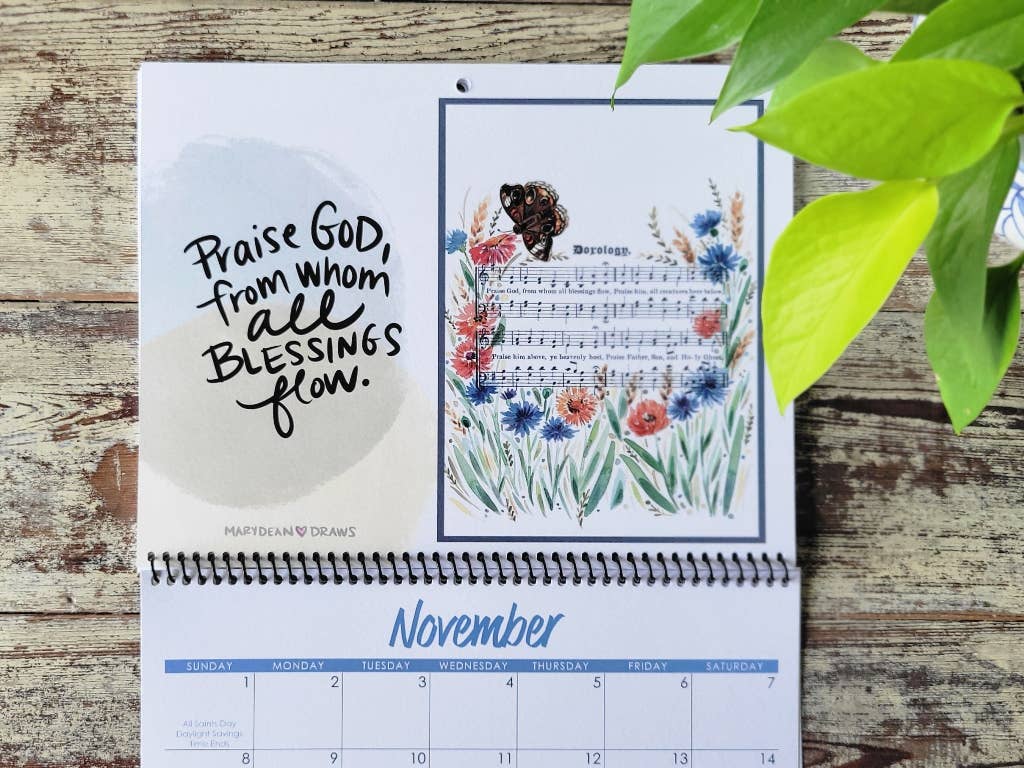 Marydean Draws – wholesale Kalender – 2026 Psalmkalender: Ett år av lovsång och uppmuntran11