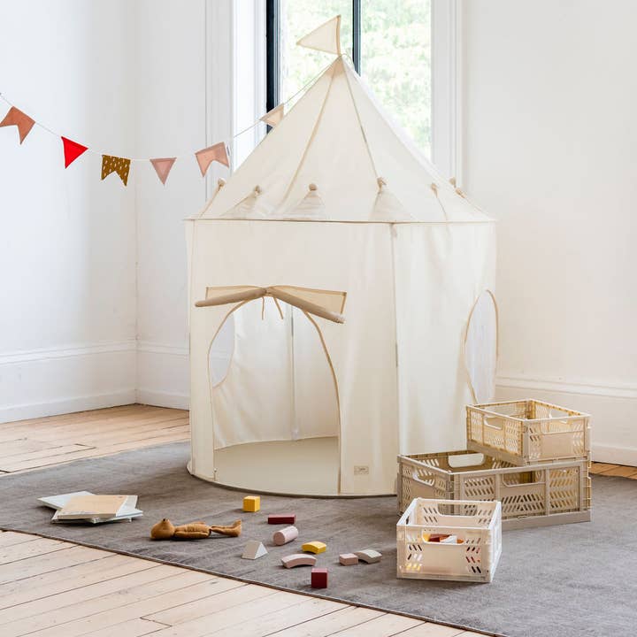 3 Sprouts - Wholesale Tent - Kids - Recycled Fabric Play Tent Castle - Solid Colors