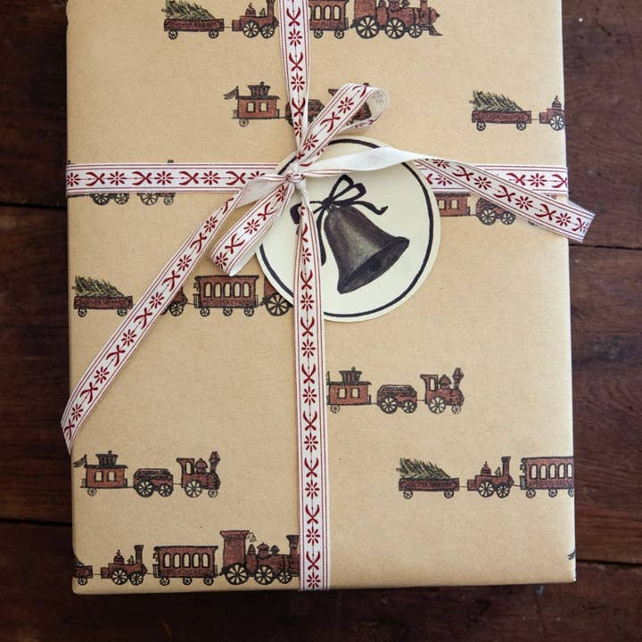 Parcel Paper - Wholesale Wrapping Paper Roll - 'Merry Little Christmas' wrapping paper set6