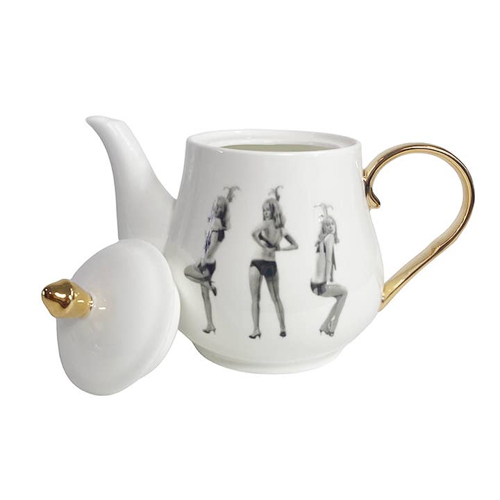 Spitfire Girl - Wholesale Tea Pot - Burlesque Lady Teapot