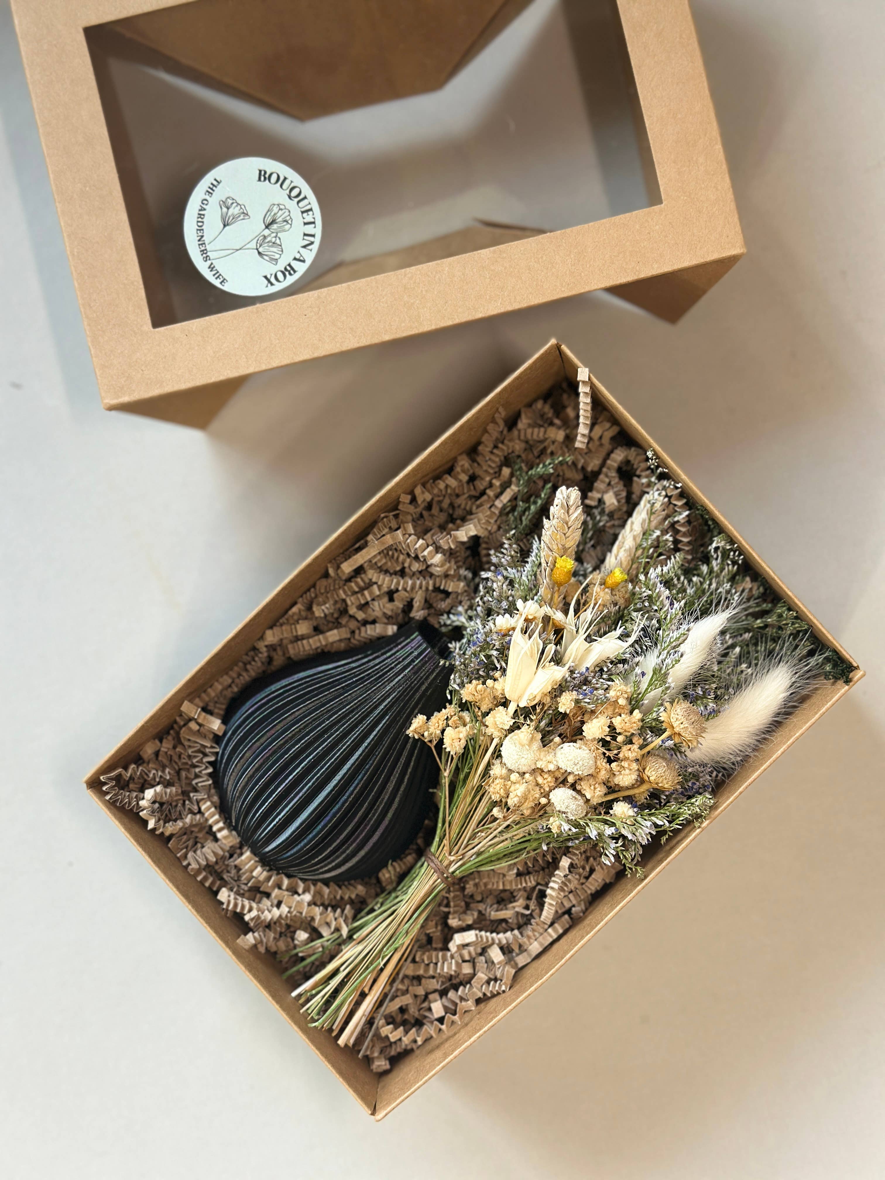 The Gardeners Wife - Wholesale Vase -  Bouquet in a Box — Dried Floral Bouquet + Vase Gift Set 41
