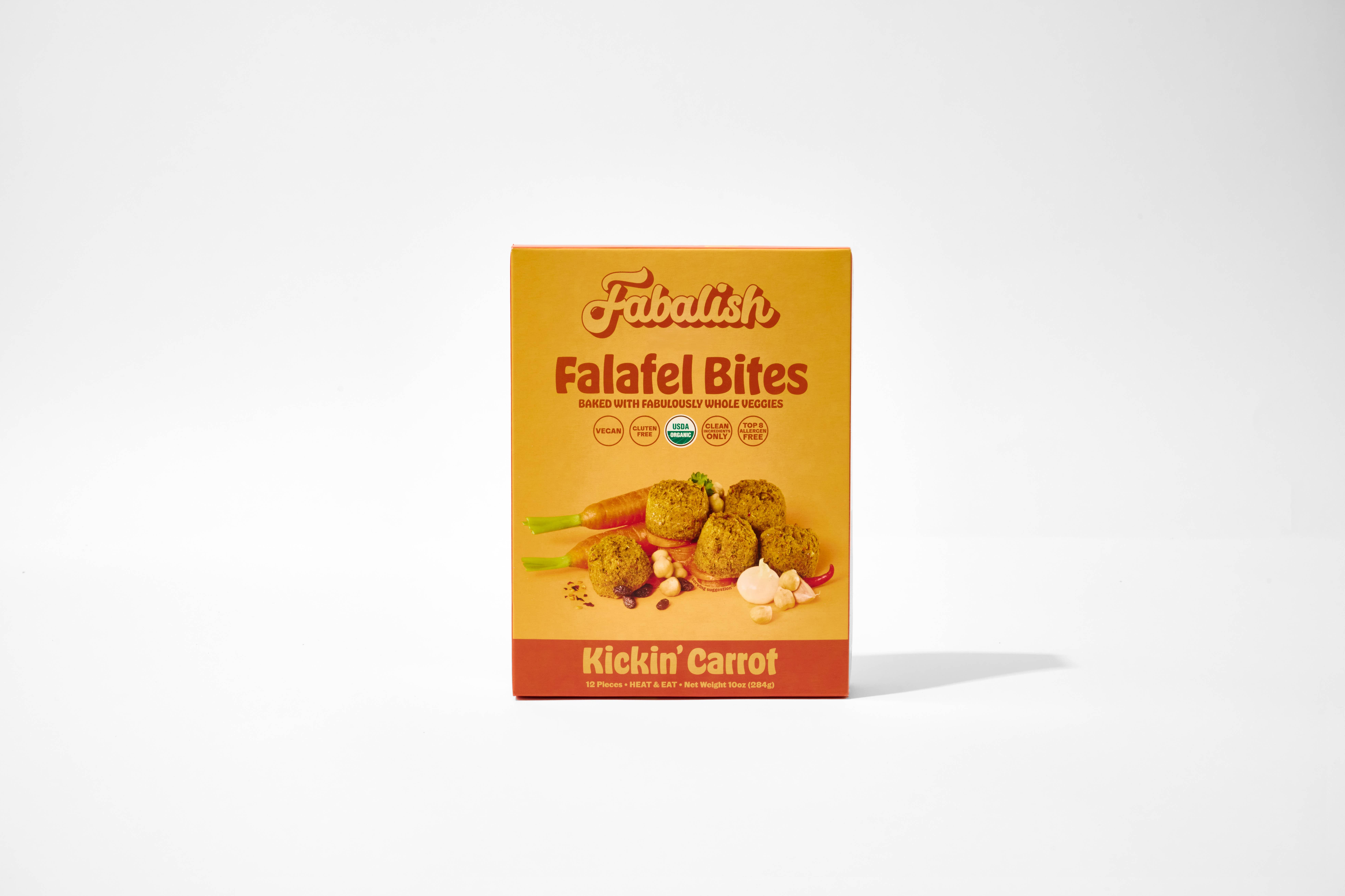 Fabalish - Wholesale Shelf Stable Prepared Meal - Kickin' Carrot Baked Falafel
