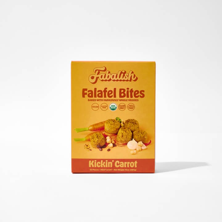 Fabalish - Wholesale Shelf Stable Prepared Meal - Kickin' Carrot Baked Falafel