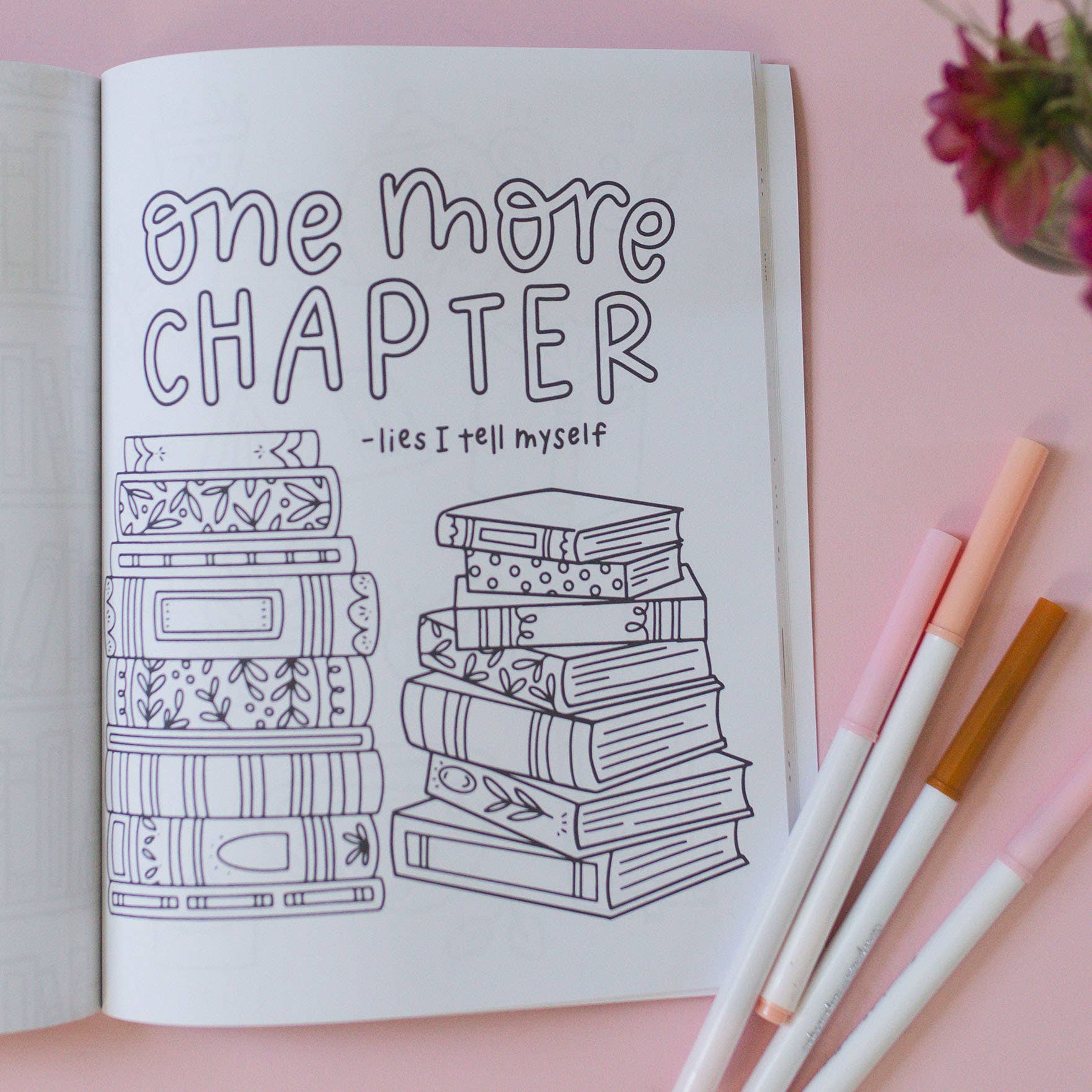 Pippi Post - Venta al por mayor Libro para colorear y cuaderno de actividades - Adultos - Libro para colorear para amantes de los libros3