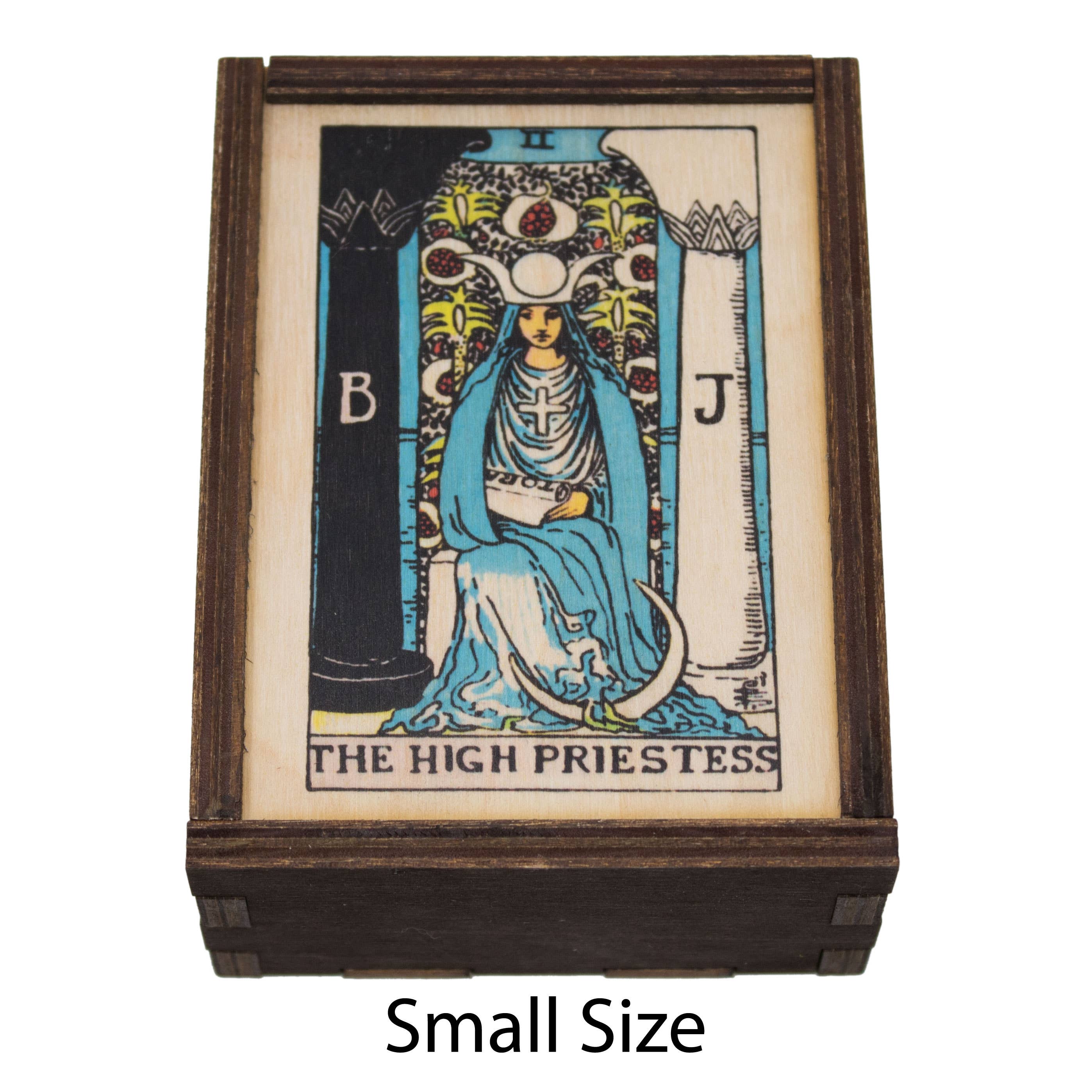 Most Amazing - Wholesale Decorative Box - Tarot - 2 - The High Priestess Full Color Stash Box4