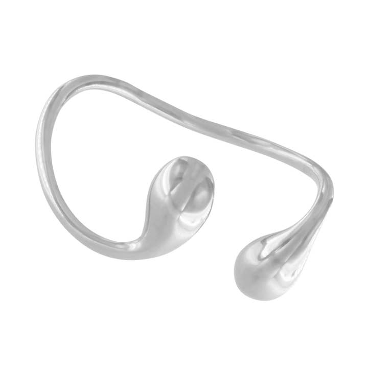 Passion Vattentät Drop Cuff Armband Silverplätering för wholesale av Dansk Copenhagen