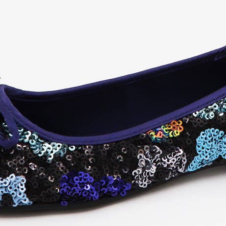 Mars Sky Shoes Wholesale - Wholesale Flats - Women's - Bamboo DANCING-15 Women Multiple Sequince Flower Ballet Flats-18 Pairs Pack-12.85/Pair1